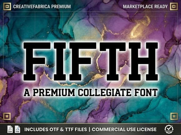 Fifth: A Decorative Typeface for Unforgettable Branding
