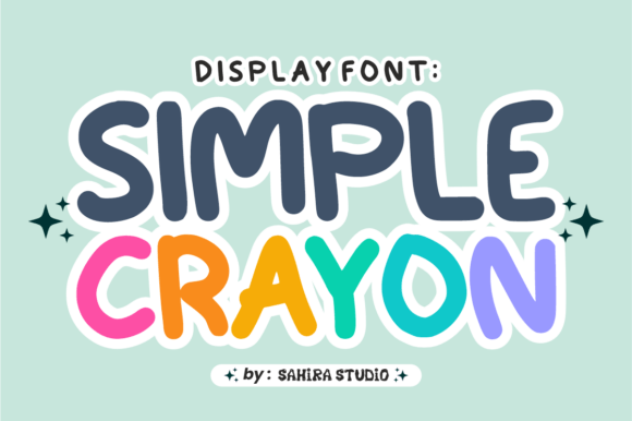 Friendly & Bold: Why Simple Crayon is Your Go-To Font