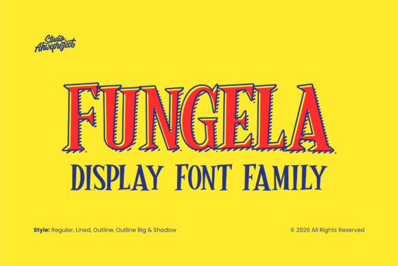 Fungela: The Playful Display Font for Bold Branding