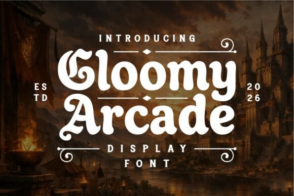 Gloomy Arcade: A Typeface for Enchanted Pixels
