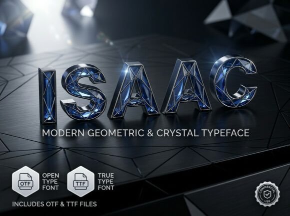 Isaac: A Typeface That Captures Light and Luxury