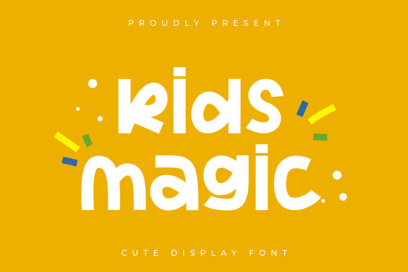 Kids Magic: A Playful Typeface for Vibrant Designs