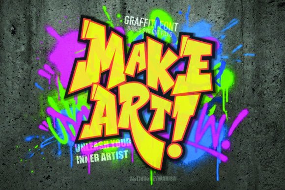 Make Art: The Typeface That Screams Creative Rebellion