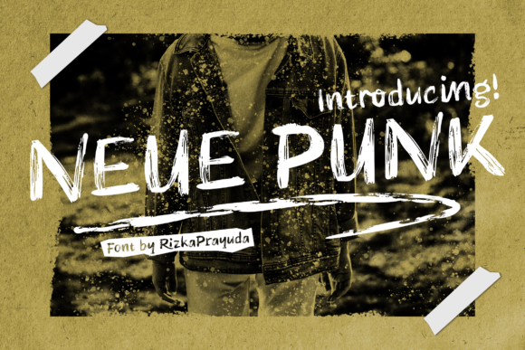 Neue Punk: The Brush Font with Built-In Attitude