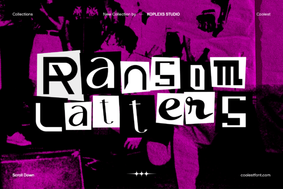 Ransom Latters: A Font That Captures Creative Chaos
