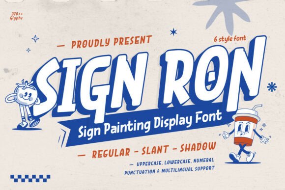 Sign Ron: Crafting Authentic Vintage Character