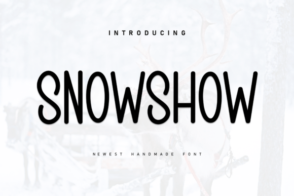 Snowshow: The Font That Brings a Handwritten Spark to Your Work