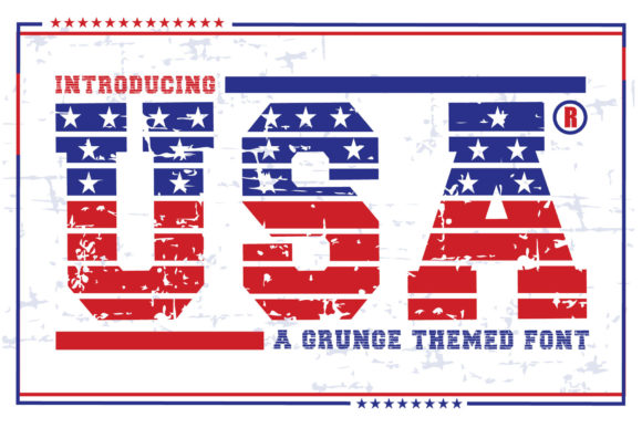 Usa Grunge: A Typeface That Commands Attention
