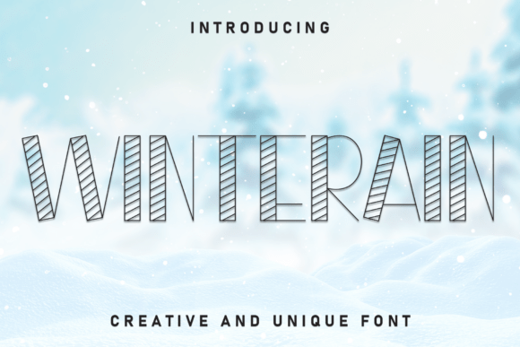 Winterain: A Font That Feels Like a Warm Embrace